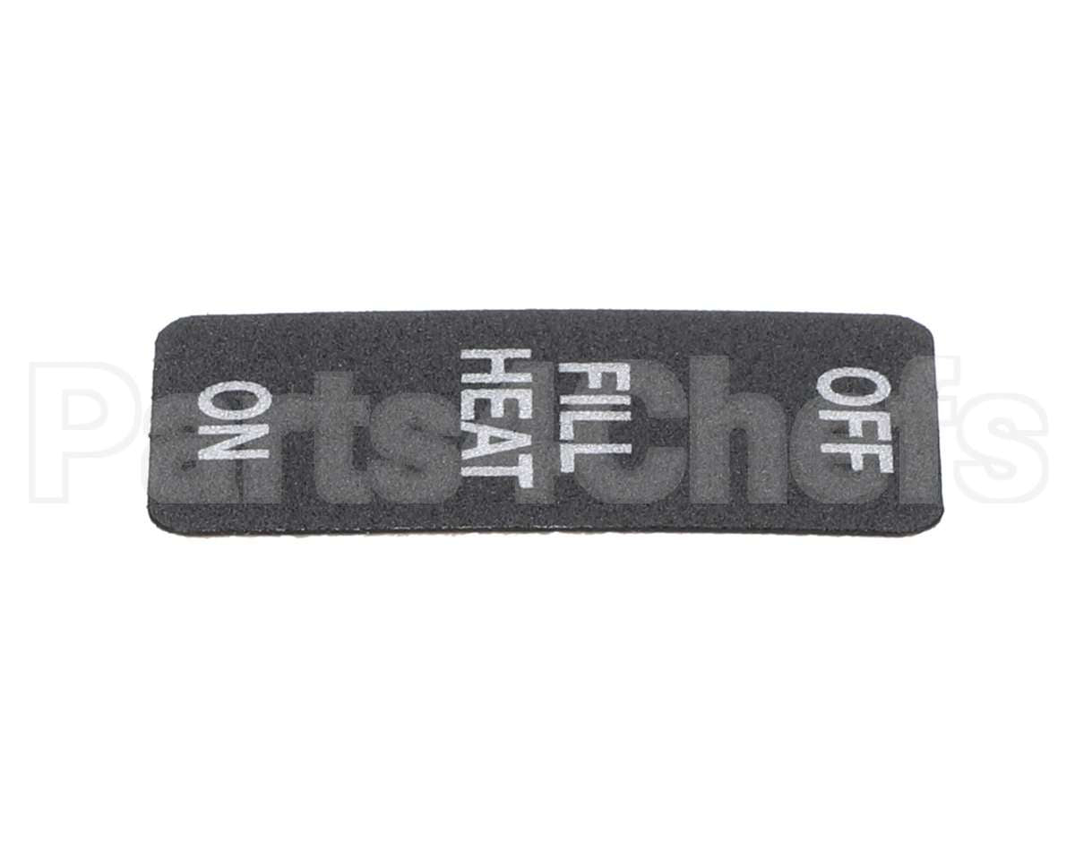9905-011-61-70 Jackson Decal Off/Fill/On