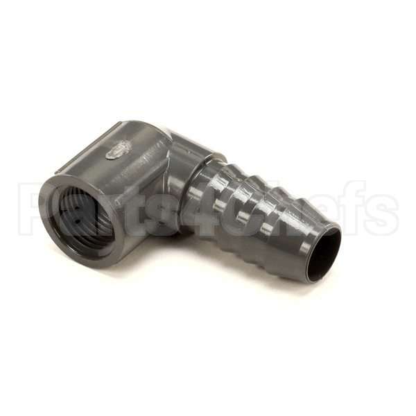 998136 Compatible Salvajor Adaptor 1/2 90 Degree 3/4 Barb