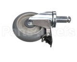 99841 Aladdin-Temp-Rite Caster,5 Swvl,Stm,Brk