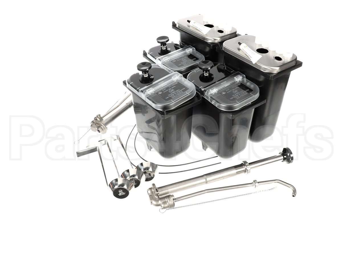 A050-11151 Master-Bilt 2 Chocolate/Syrup Pumps, 3 Jar