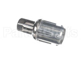 A10-0851-C Component Hardware 1-5/8" Round Stainless Steel Clad Zinc D