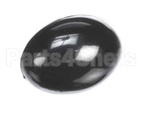A509012 Grindmaster Cecilware Knob, Black Football With 1/4-20 Threads