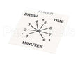 A546-021 Grindmaster Cecilware Decal, Columbia Timer