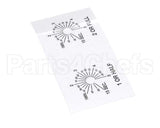 A546-111 Grindmaster Cecilware P-150A Timer Lbldecal
