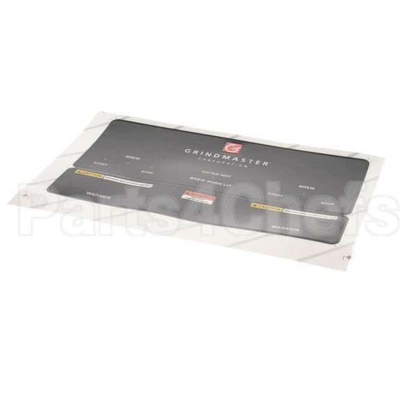 A546-129 Compatible Grindmaster P-400 Control Panel Overlay Black
