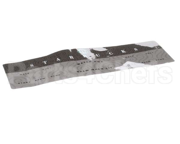 A546-158 Grindmaster Cecilware Decal, Control Panel P400 Starbuck