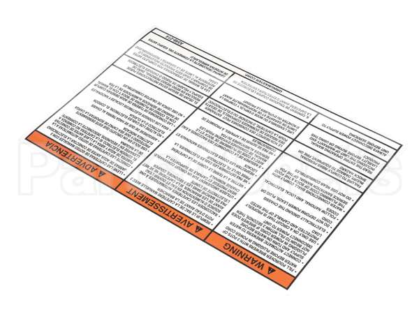 A546-214 Grindmaster Cecilware Label, Warning, Startup Instr