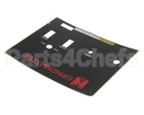 A546-216 Grindmaster Cecilware Ctrl Panel Lbl P-200E