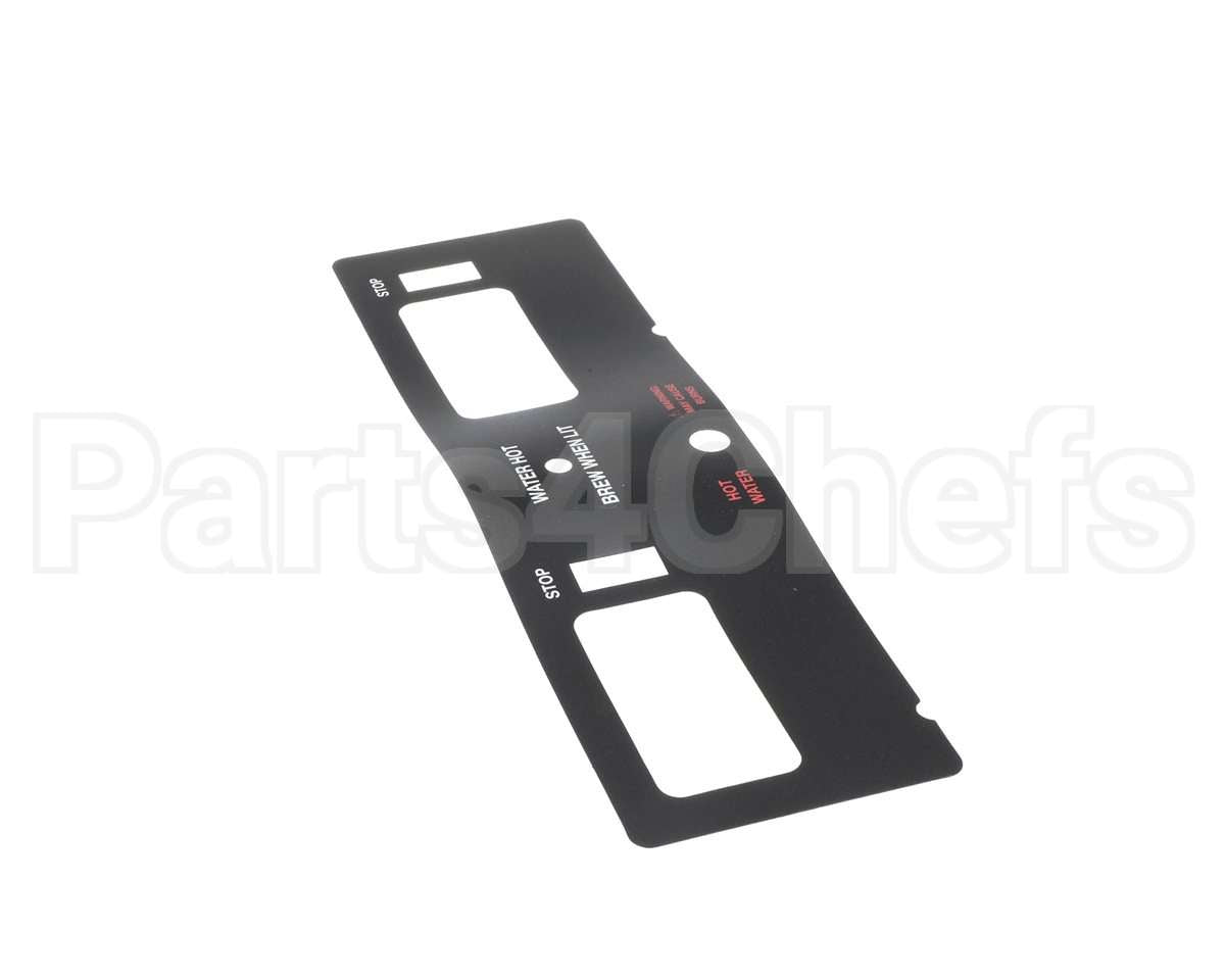 A546-251 Grindmaster Cecilware Decal, Top Panel P400Gnb
