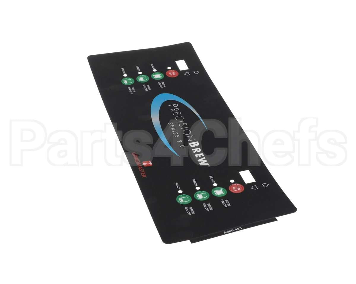 A546-463 Grindmaster Cecilware Decal, Top Panel Pb430 2Nd