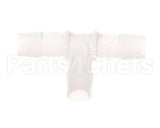 A548-172 Grindmaster Cecilware Tee, Kynar, 1/2 Tubing