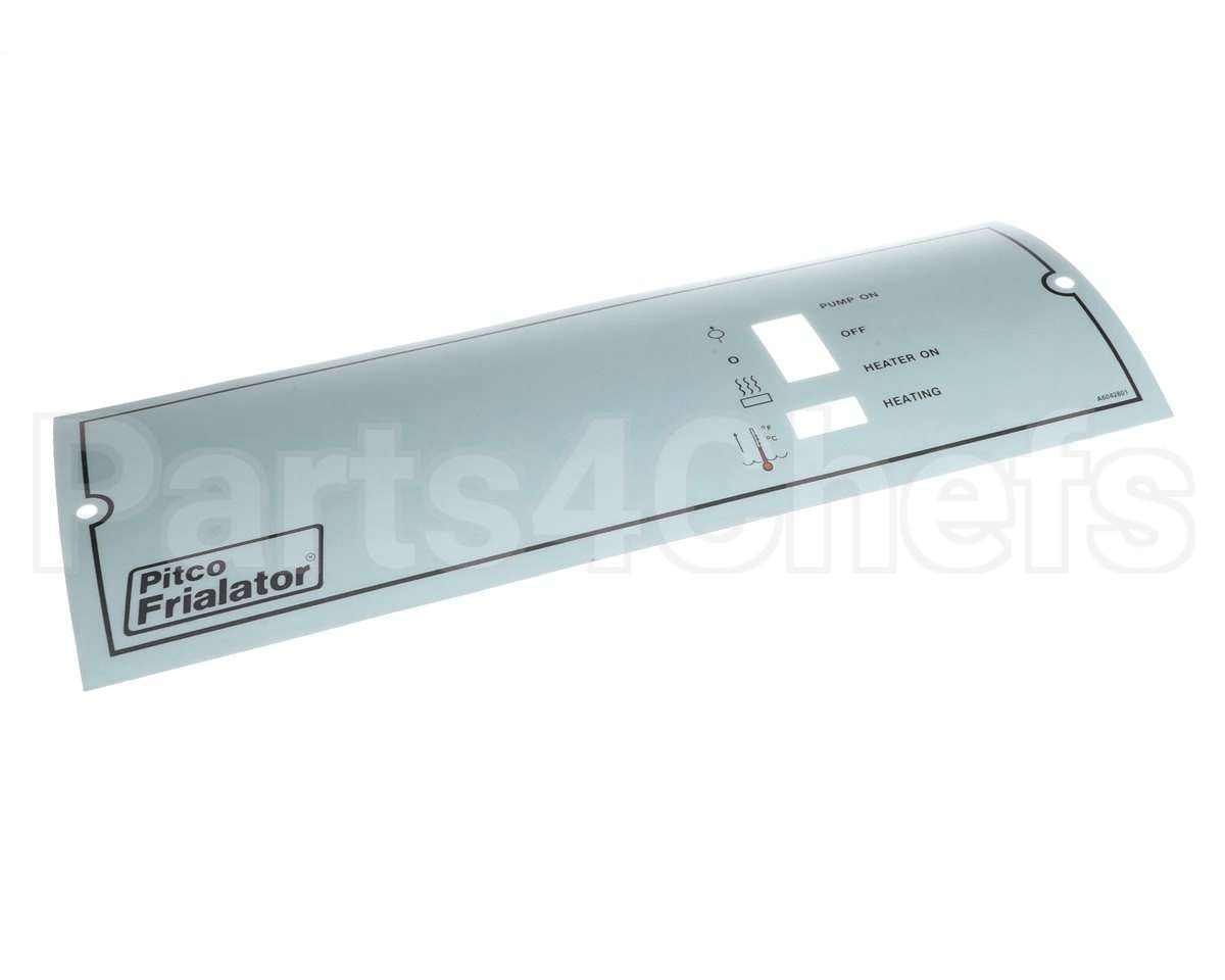 A6042801 Pitco Label,Ovrly Fr Pnl Bif 14,18-H