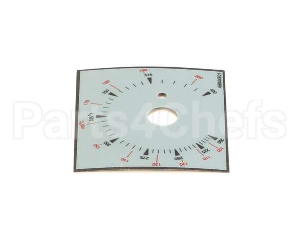 A6044901 Pitco Label,Ovrelay Thermostat Bhd Dr 7,14,18
