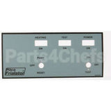 A6049101 Compatible Pitco Ovrly Fr Pnl Rh Label E147Ufm