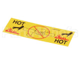 A6056101 Pitco Lbl,Caution Hot Drain