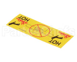 A6056101 Pitco Lbl,Caution Hot Drain