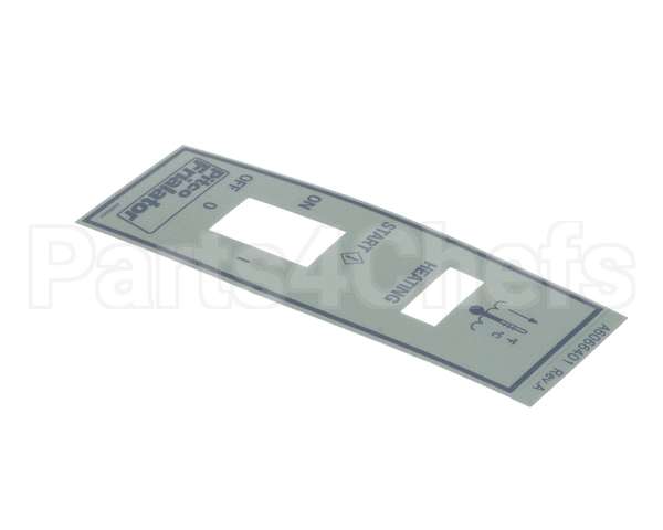 A6066401 Pitco Label,Ovly Fr Panel 7-2,7-3,7-4 Wk