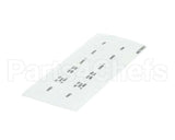 A6079001 Pitco Label,Decal Overelay Cmptr B.k.