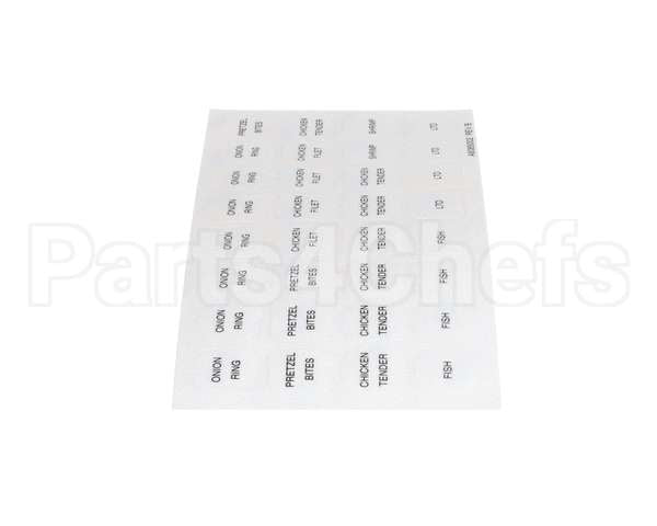 A6085002 Pitco Label,Culvers Rh