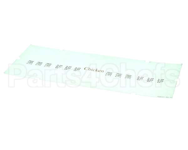 A6085501 Pitco Label,Ovrelay Hooters Chkn