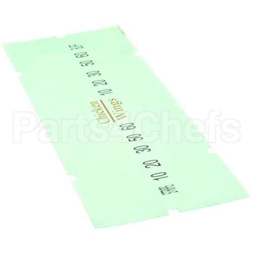 A6085504 Compatible Pitco Overlay Label Hooters Chkn/Wings