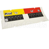 A6096401 Compatible Pitco Lbl, Ovrly 2 Zn Fries