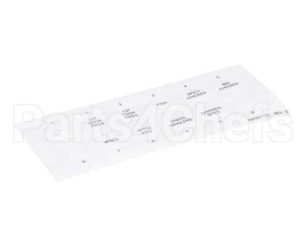 A6097101 Pitco Label,Ssh60W Left Hand Cook