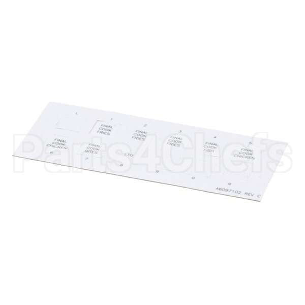A6097102 Compatible Pitco Lbl, Ssh60W Right Hand F Inish