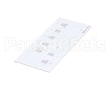 A6097102 Pitco Label,Ssh60W Right Hand Finish