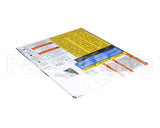 A6100201 Pitco Label,Sheet Gas 7,14,18,14R,14C