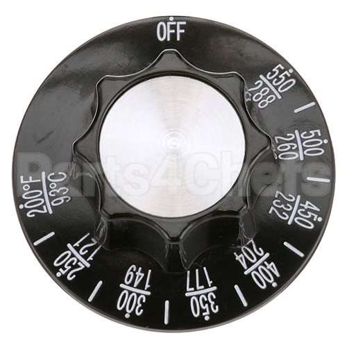 A710E8739 Compatible Middleby Dial, 2-1/4 D, Off-550-200