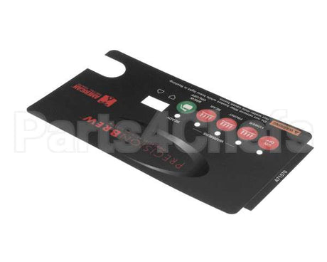 A71570 Grindmaster Cecilware Decal T-Pad B-3 Series