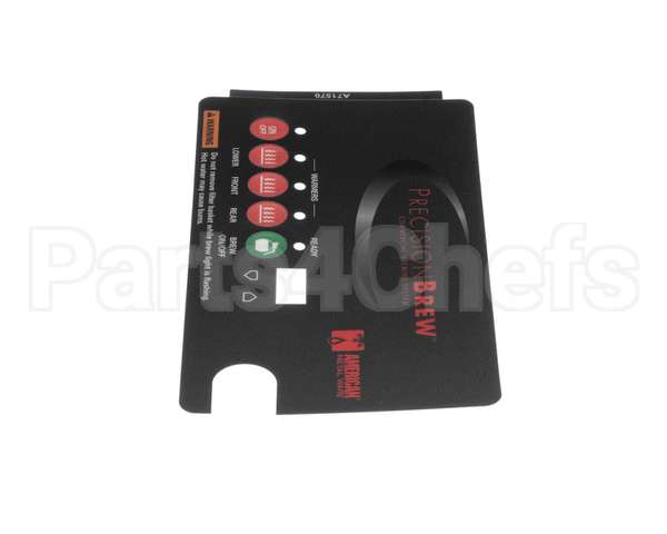 A71570 Grindmaster Cecilware Decal T-Pad B-3 Series