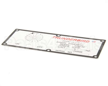 ARM-02-179 Thunderbird Switch Plate