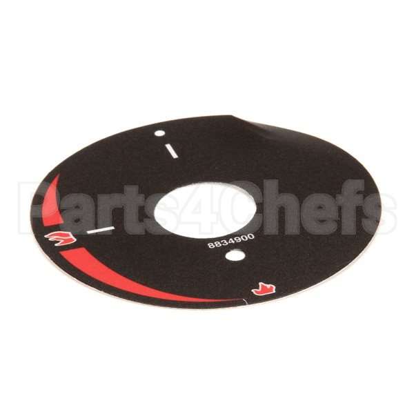 AS-8834900 Compatible Apw Decal Dial Plate Manual Gas Valve