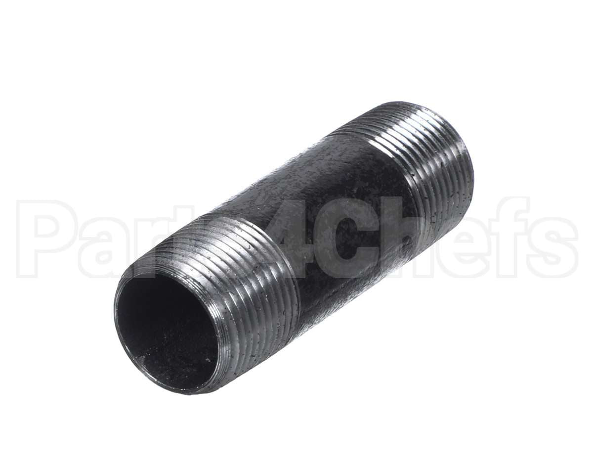 AS-N5218P Bakers Pride Nipple 3/4 X 3 Blk Pipe