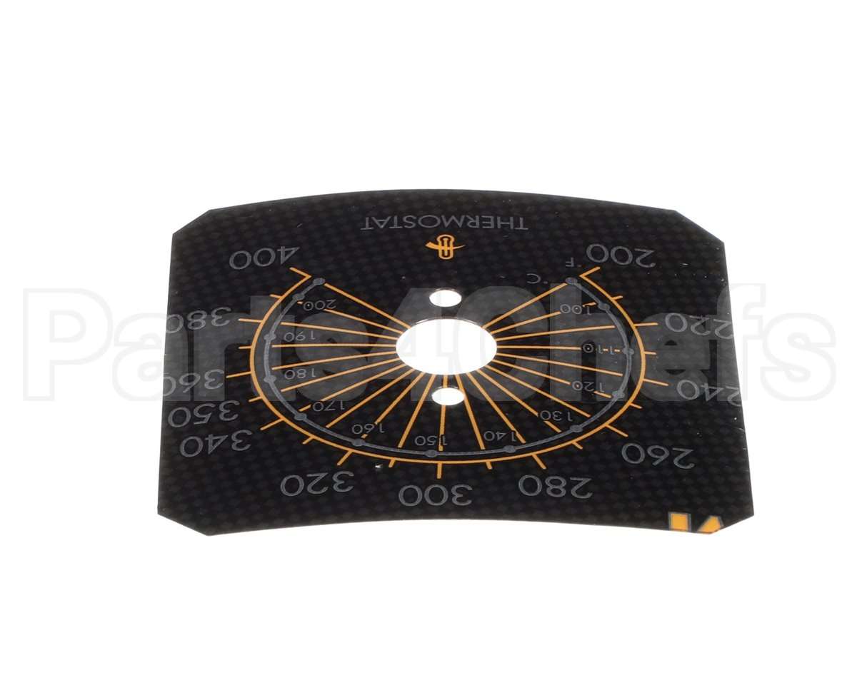 AT2L-2715-5 Accutemp Overlay, Control Panel Elec/Gas Internal