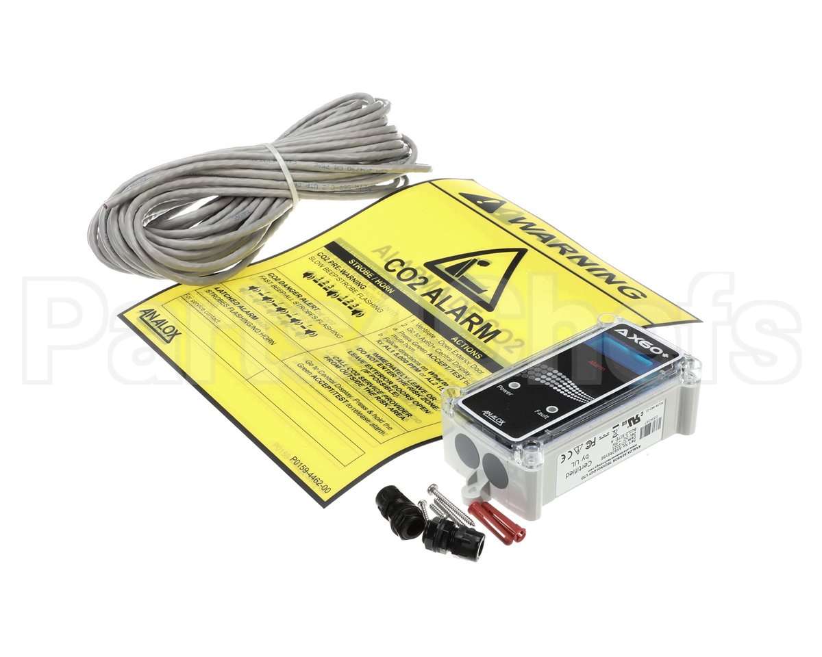 AX60RSYBE Analox Sensor Ax60+ Alarm, Hard Wired, Blue Strobe, In