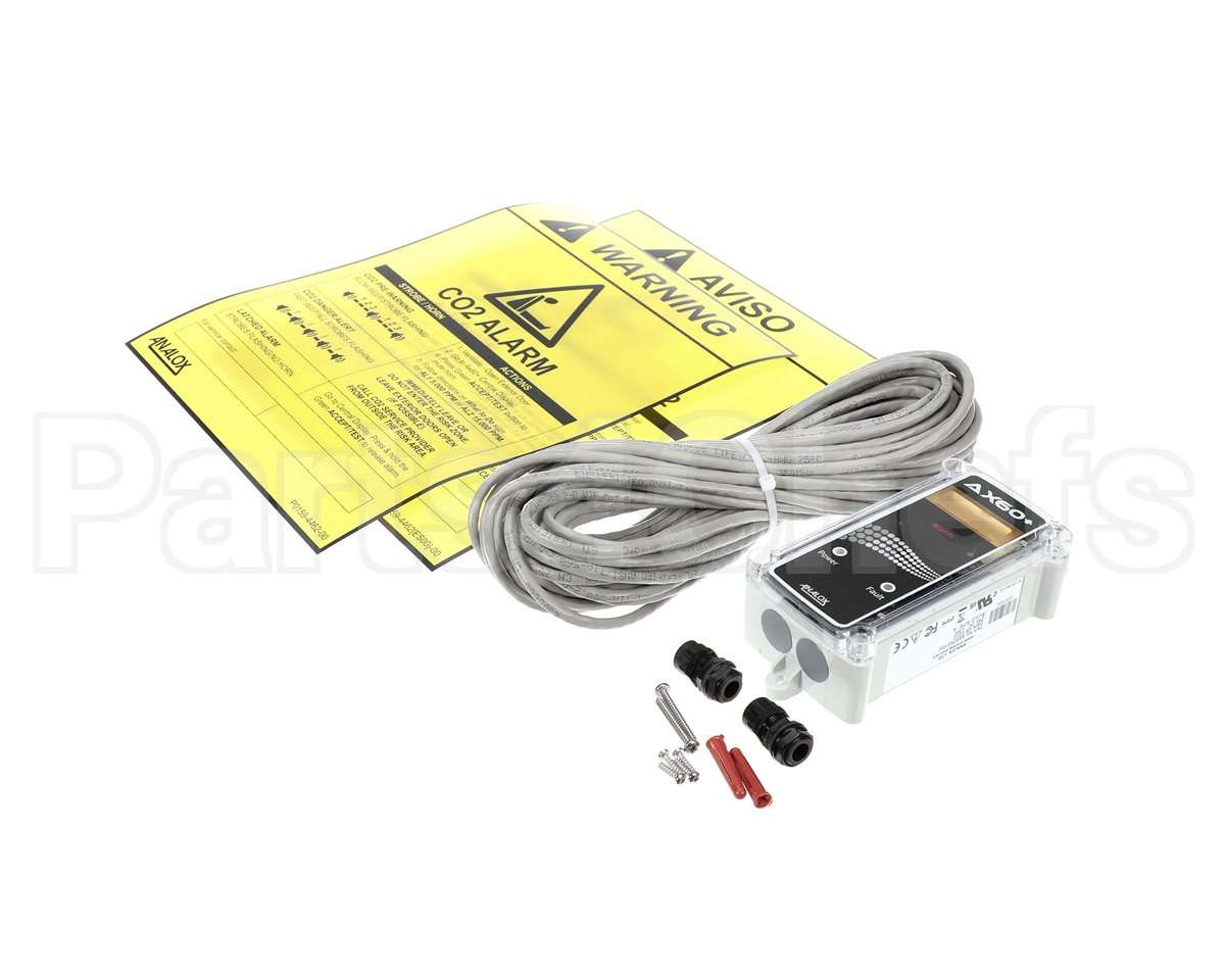 AX60RSYDE Analox Sensor Ax60+ Alarm, Hard Wired, Amber Strobe, I