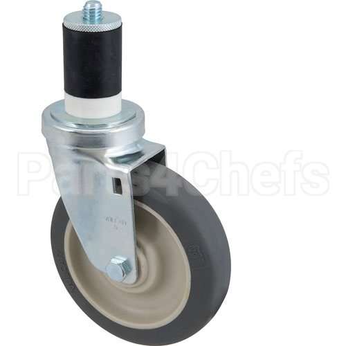 AYRB242 Compatible Ayrking Caster, Stem(5"Od, Swvl, Gray)