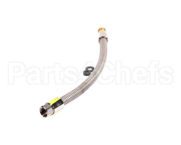 B-0020-H2A T&S Brass Hose, 20 Flexible Stainless Steel, Less