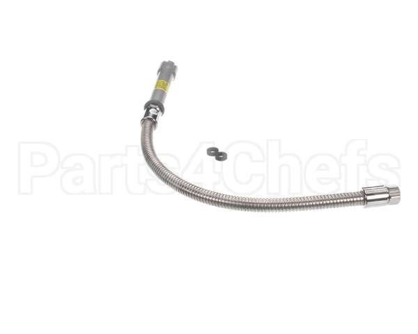B-0024-H T&S Brass Hose, 24 Flexible Stainless Steel