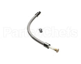 B-0024-H2A T&S Brass Flexible Stainless Steel Hose, Less Hand