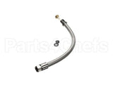 B-0024-H2A T&S Brass Flexible Stainless Steel Hose, Less Hand