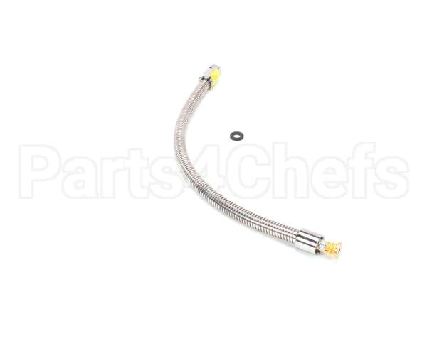 B-0026-H2A T&S Brass Hose, 26 Flexible Stainless Steel, Less