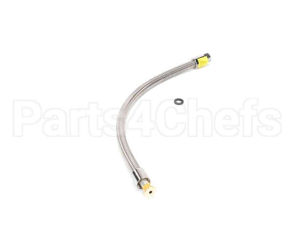 B-0026-H2A T&S Brass Hose, 26 Flexible Stainless Steel, Less