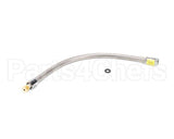 B-0026-H2A T&S Brass Hose, 26 Flexible Stainless Steel, Less