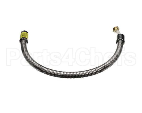 B-0028-H2A T&S Brass Hose, 28 Flexible Stainless Steel, Less