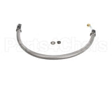 B-0032-H2A T&S Brass Hose, 32 Flexible Stainless Steel, Less