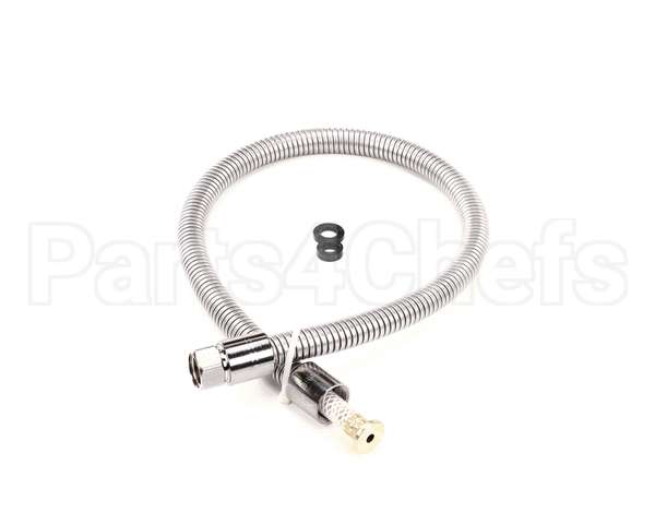B-0036-H2A T&S Brass Hose, 36 Flexible Stainless Steel, Less